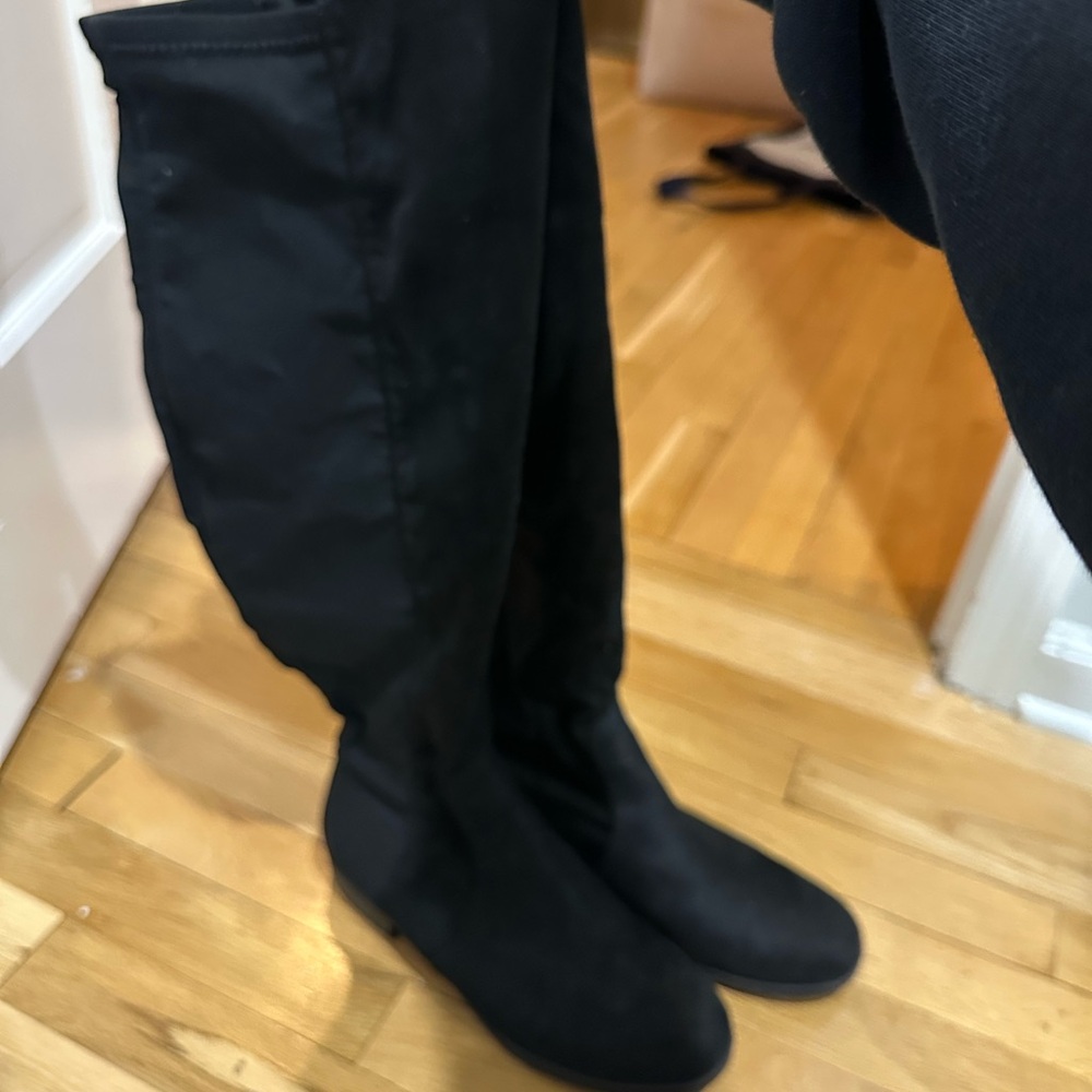 Unisa Black Over the Knee Boots